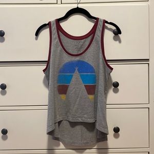 Medium Fifth Sun cropped ringer tank
